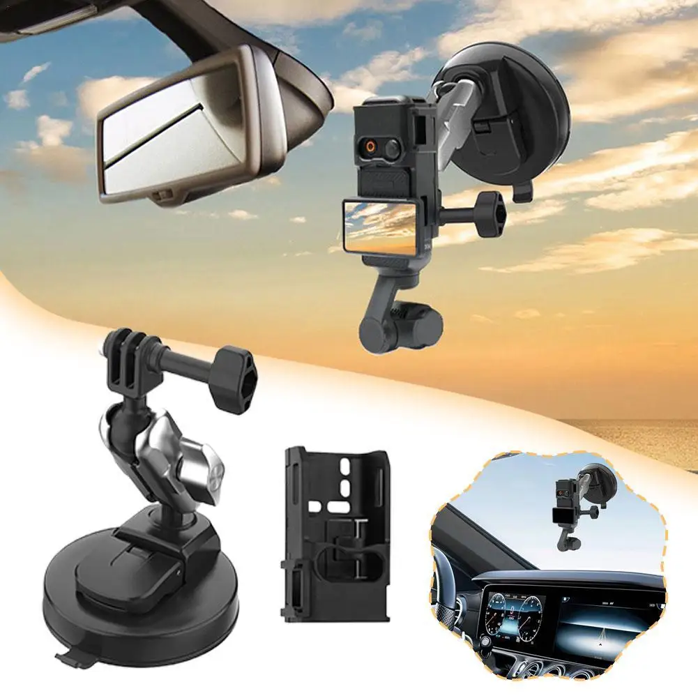 For DJI Pocket3 Car Suction Cup Bracket Double Ball Head 360 Degree Adjustable Foldable Shock-absorbing Bracket For DJI Pocket3
For DJI Pocket3 Car Suction Cup Bracket Double Ball Head 360 Degree Adjustable Foldable Shock-absorbing Bracket For DJI Pocket3