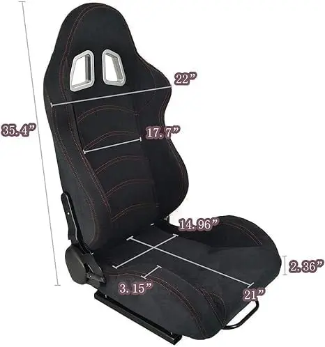 JBR1016 Adjustable Universal Black Suede Leather Racing Bucket Car Seats Modified For Optimal Performance
JBR1016 Adjustable Universal Black Suede Leather Racing Bucket Car Seats Modified For Optimal Performance