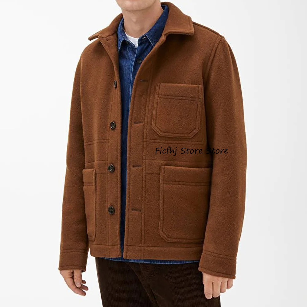 Man Jackets High Quality Casual Fashion Suit Men's Coat Wool Fabric Stylish Single-breasted Urban Blazers Lapel Social Suits
Man Jackets High Quality Casual Fashion Suit Men's Coat Wool Fabric Stylish Single-breasted Urban Blazers Lapel Social Suits