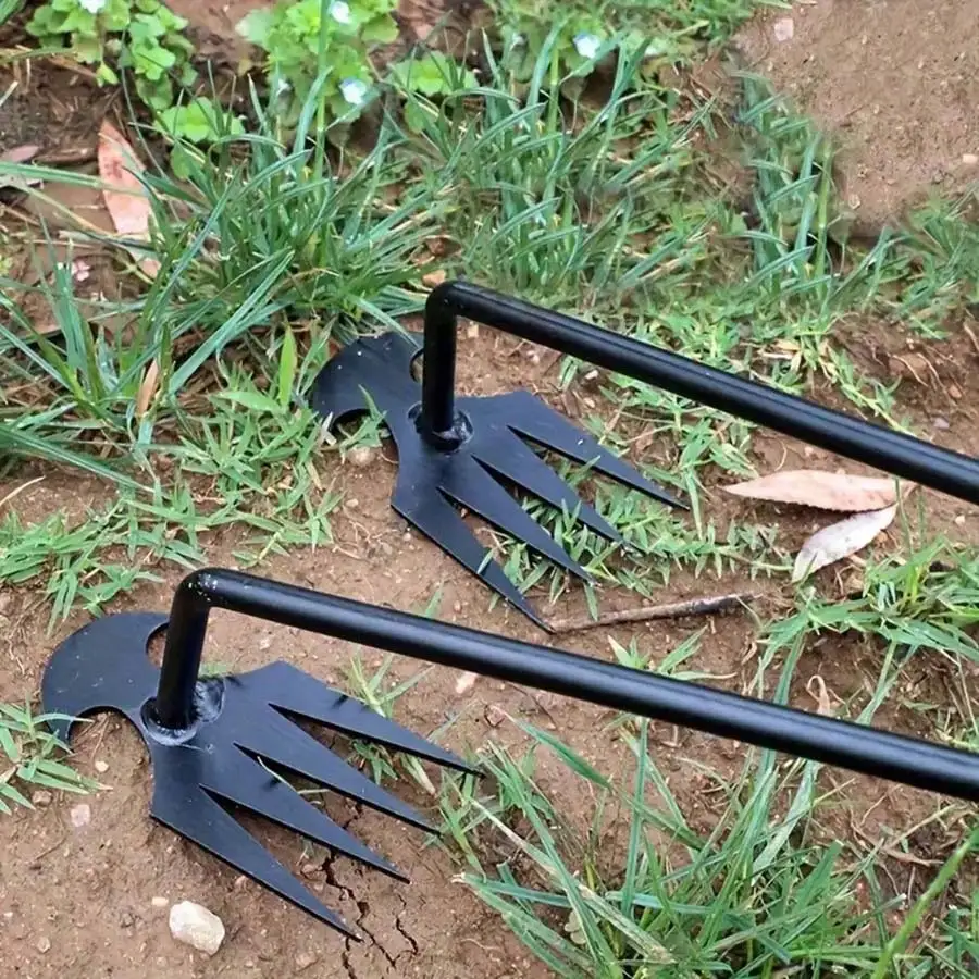 1pc High Quality Manganese Steel Forged Manual Weeding Tool, 4-Prong Dual-Purpose Weeder, Gardening Puller, Lawn Maintenance, We
1pc High Quality Manganese Steel Forged Manual Weeding Tool, 4-Prong Dual-Purpose Weeder, Gardening Puller, Lawn Maintenance, We