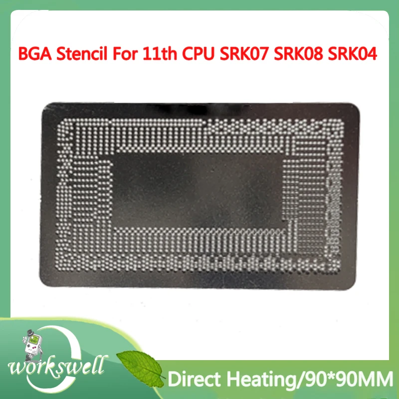 BGA CPU Stencil For 11th Generation CPU SRK01 SRK02 SRK05 SRK07 SRK08 SRK04 SRKO2 SRKO5 IC Chip Planting Ball Steel Mesh Repair
BGA CPU Stencil For 11th Generation CPU SRK01 SRK02 SRK05 SRK07 SRK08 SRK04 SRKO2 SRKO5 IC Chip Planting Ball Steel Mesh Repair