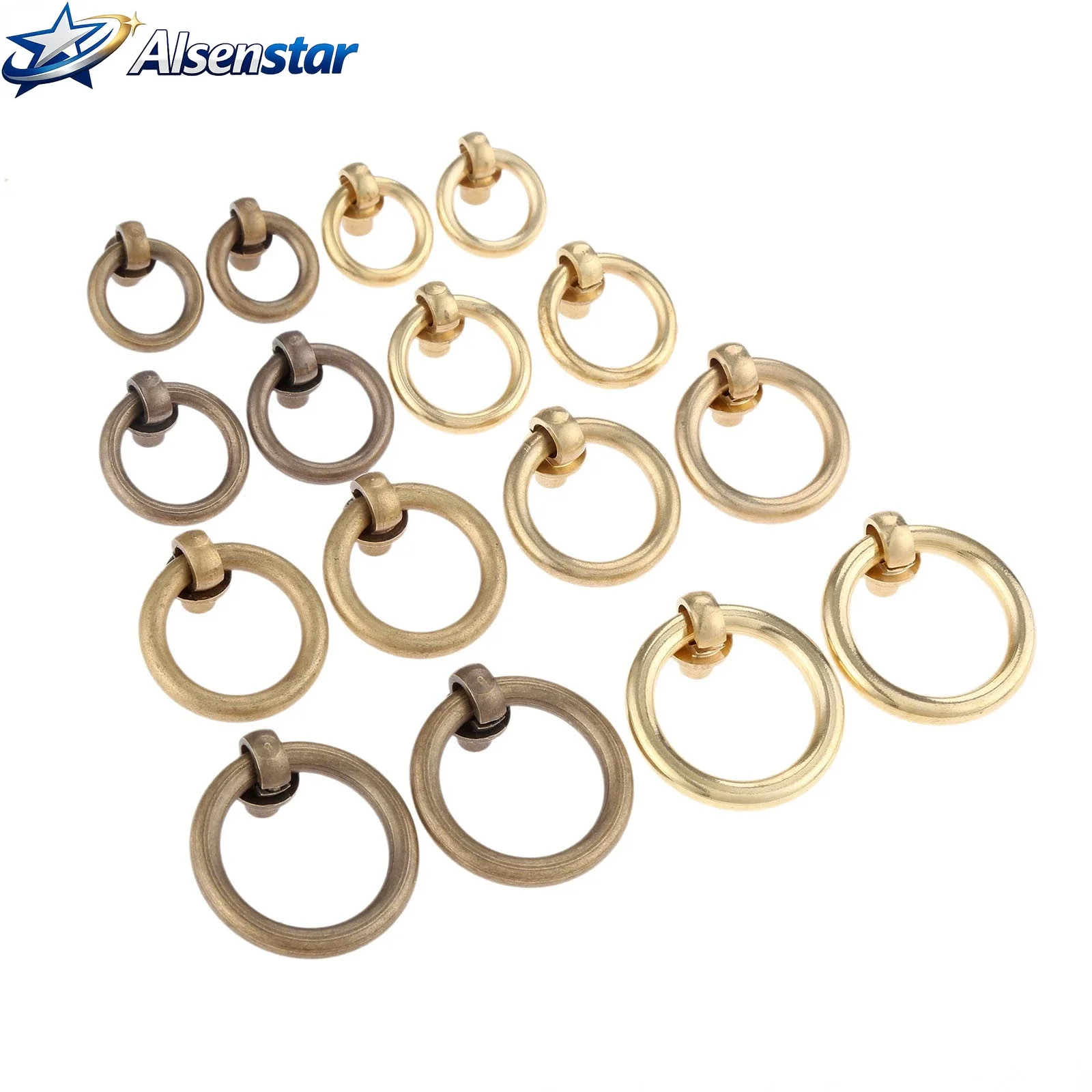 2Pcs Vintage Brass Jewelry Box Ring Knobs Furniture Hardware Antique Drawer Cabinet Door Kitchen Pull Handle 20/25/30/35mm
2Pcs Vintage Brass Jewelry Box Ring Knobs Furniture Hardware Antique Drawer Cabinet Door Kitchen Pull Handle 20/25/30/35mm