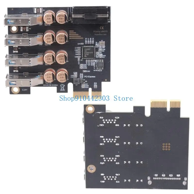 652F USB 3.2 PCIE Expansion Card PCIe to 4 Port USB 4Pin PCIe Adapter Card 5Gbps
652F USB 3.2 PCIE Expansion Card PCIe to 4 Port USB 4Pin PCIe Adapter Card 5Gbps