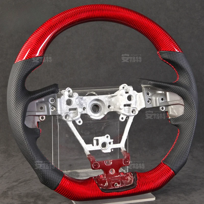 For Subaru BRZ/Forester/XV/WRX/Legacy Red Carbon Fiber Steering Wheel (Car Modification Upgrade Part)
For Subaru BRZ/Forester/XV/WRX/Legacy Red Carbon Fiber Steering Wheel (Car Modification Upgrade Part)