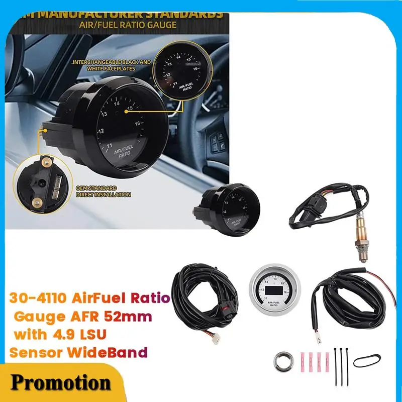 Portable 1Set Racing Air Fuel Ratio Gauge 30-4110 AFR 52Mm Wideband O2 UEGO Controller With 4.9 LSU Oxygen Sensor 0258017025
Portable 1Set Racing Air Fuel Ratio Gauge 30-4110 AFR 52Mm Wideband O2 UEGO Controller With 4.9 LSU Oxygen Sensor 0258017025