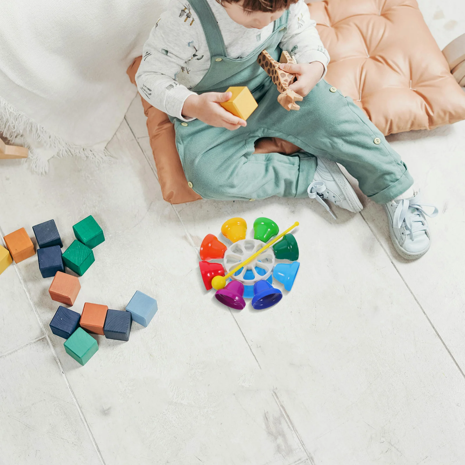 8 Color Clear Sound Handbell Sturdy Lightweight Percussion Instrument Octave Teaching Aid Early Educational For Kids
8 Color Clear Sound Handbell Sturdy Lightweight Percussion Instrument Octave Teaching Aid Early Educational For Kids