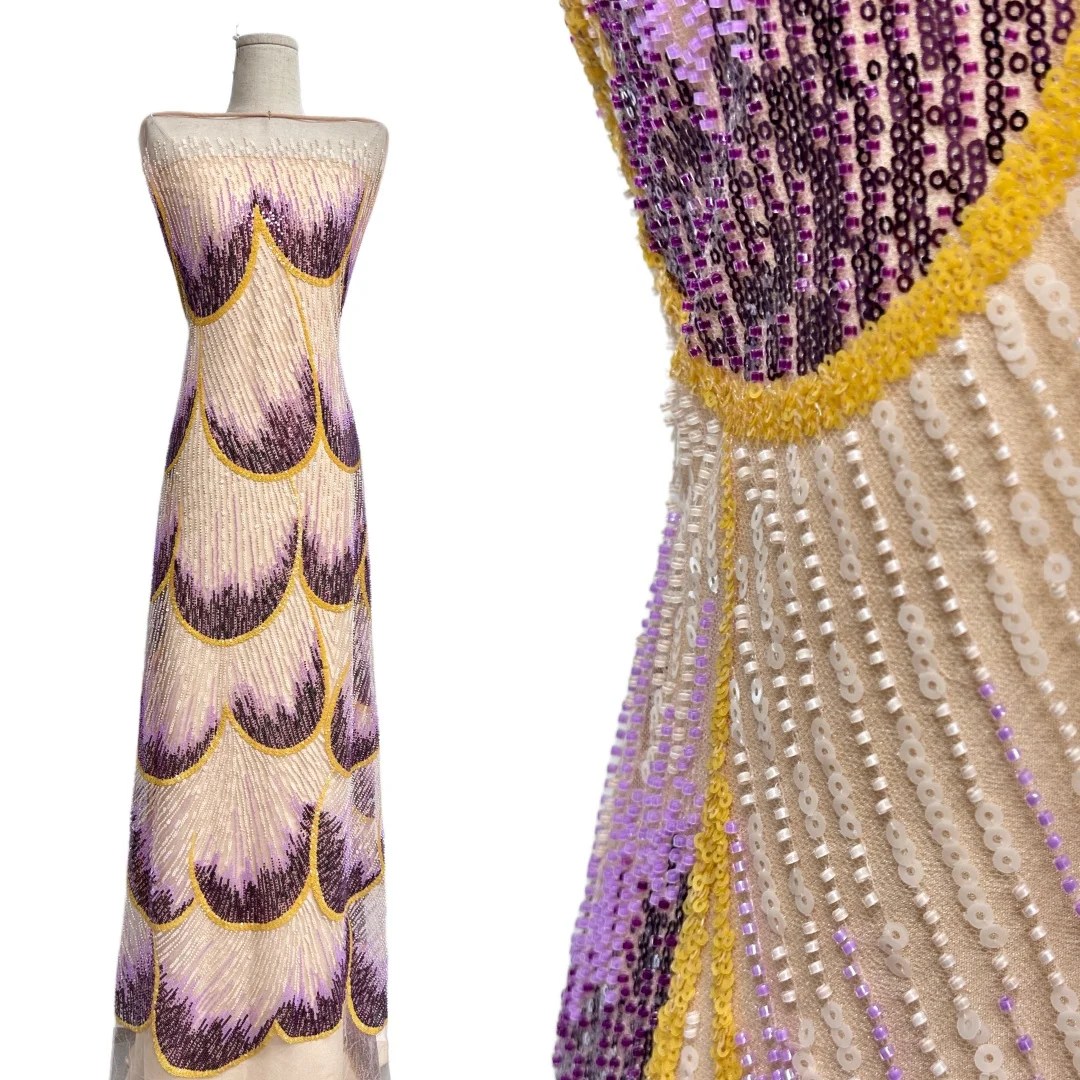 Fashionable Africa beaded Lace Fabric,High Quality sequins Embroidery Lace,Hot Sale with Beads Sequins,unique For Wedding Dress
Fashionable Africa beaded Lace Fabric,High Quality sequins Embroidery Lace,Hot Sale with Beads Sequins,unique For Wedding Dress