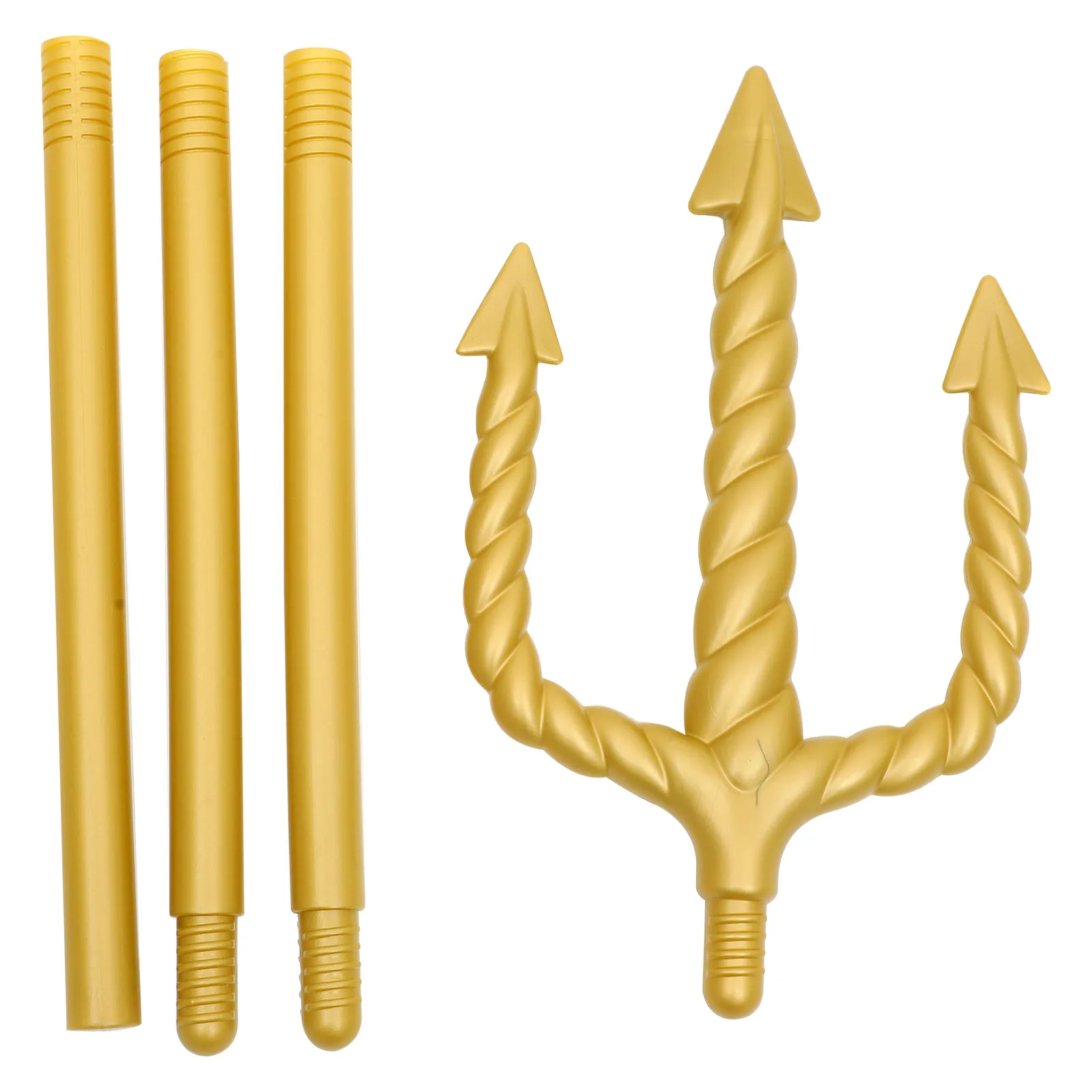 Spiral Trident Demon Halloween Costume Ball Performance Prop Fork Cosplay Fork Halloween Party Fork Prop Detachable 2025 New
Spiral Trident Demon Halloween Costume Ball Performance Prop Fork Cosplay Fork Halloween Party Fork Prop Detachable 2025 New