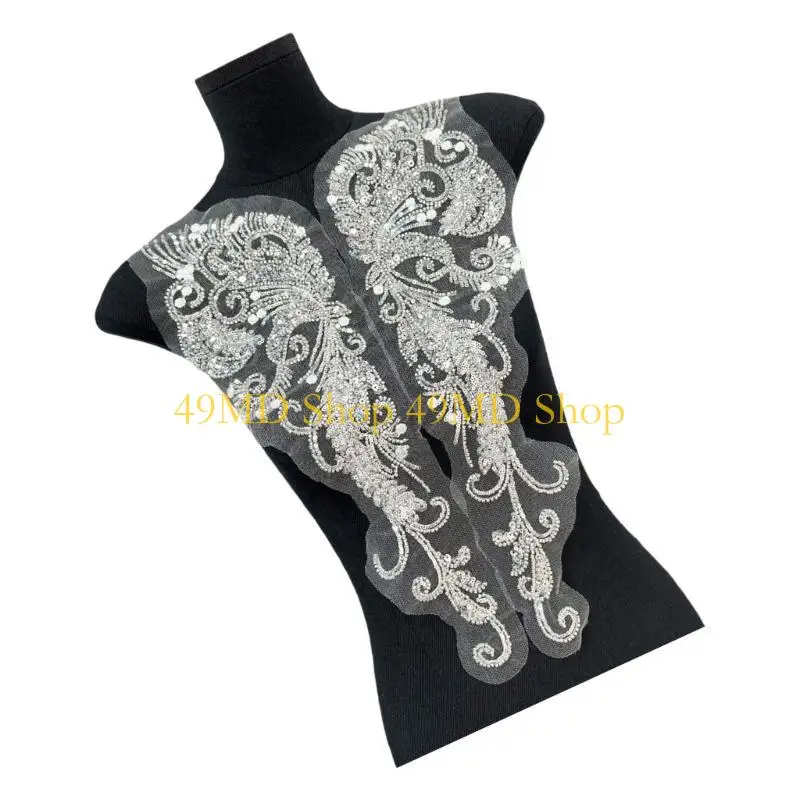 49MD 2pack Durability Sequins Embroidery Patches Creative Pattern Stylish Appliques for Customizing Dresses and Tops
49MD 2pack Durability Sequins Embroidery Patches Creative Pattern Stylish Appliques for Customizing Dresses and Tops