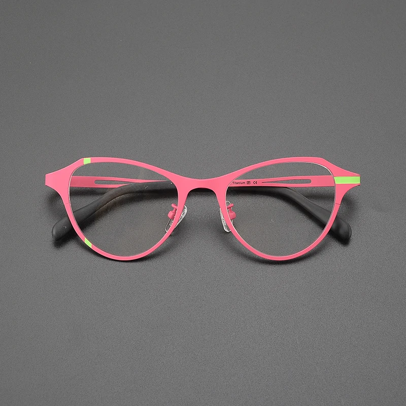 Color cat eye ultra-light pure titanium myopia glasses frame fashion literary personality retro niche designer optical glasses
Color cat eye ultra-light pure titanium myopia glasses frame fashion literary personality retro niche designer optical glasses