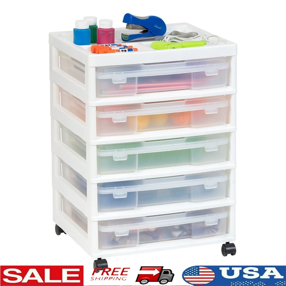 5 Drawers Rolling Storage Cart with Organizer Top Scrapbook Supplies BPA Free Portable Craft Case with Removable Storage Boxes
5 Drawers Rolling Storage Cart with Organizer Top Scrapbook Supplies BPA Free Portable Craft Case with Removable Storage Boxes