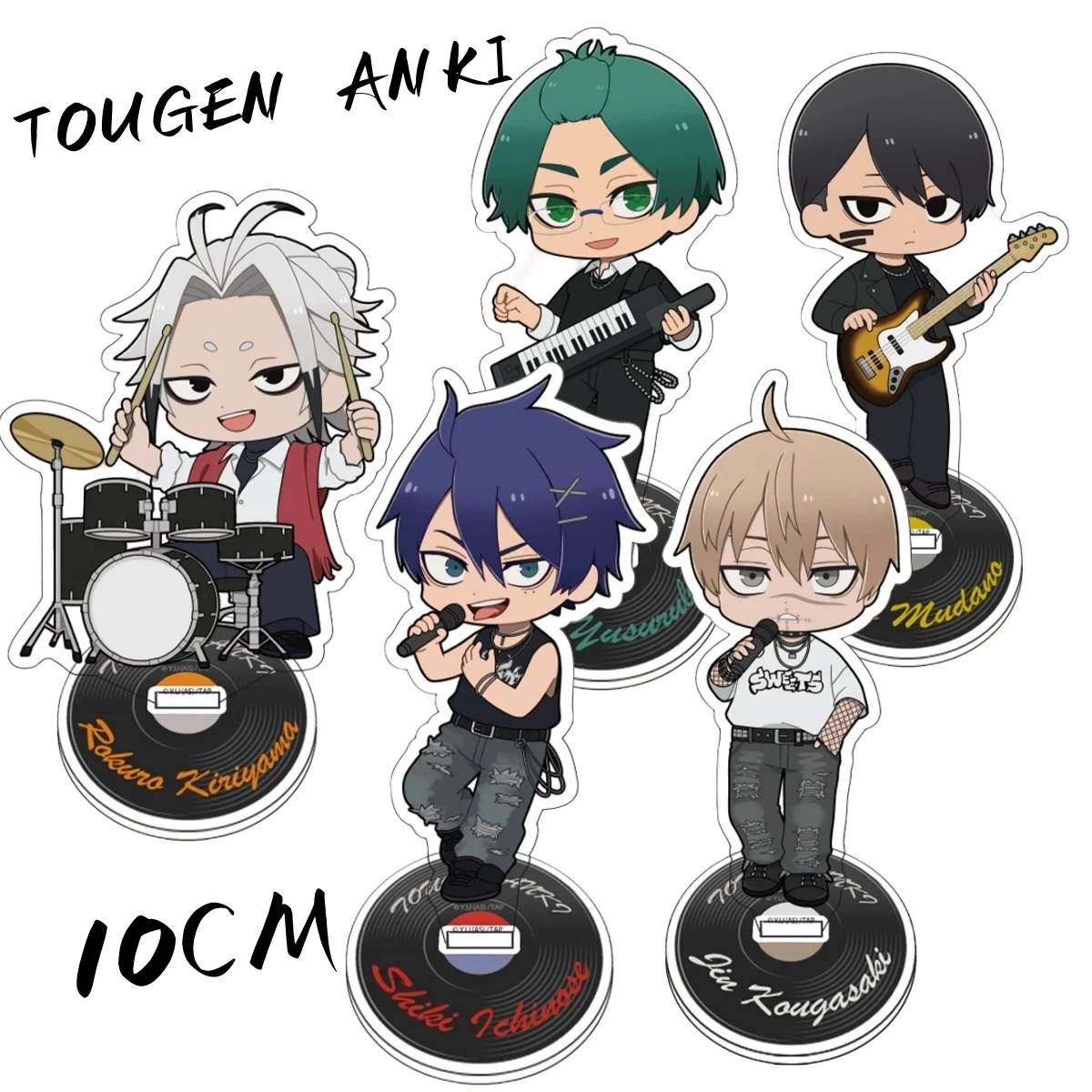 Anime 10cm Tougen Anki Inspired Acrylic Stand keychain Cool Guitar Player Cute Desktop Decor Gift
Anime 10cm Tougen Anki Inspired Acrylic Stand keychain Cool Guitar Player Cute Desktop Decor Gift