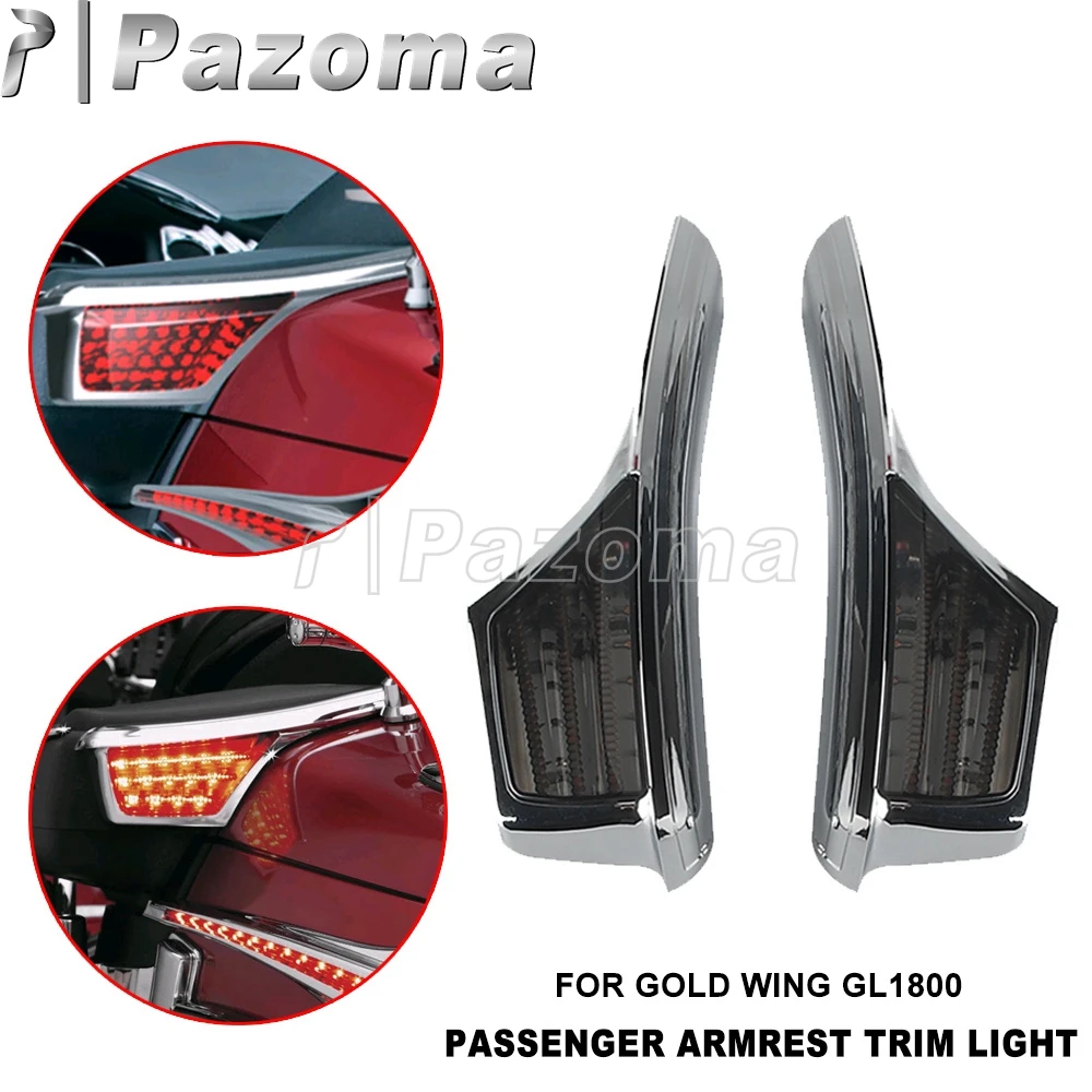 Motorcycle Seat Signal Light For Honda Goldwing Gold Wing GL1800 GL 1800 2006-2017 LED Passenger Armrest Trim Lamp Plug And Play
Motorcycle Seat Signal Light For Honda Goldwing Gold Wing GL1800 GL 1800 2006-2017 LED Passenger Armrest Trim Lamp Plug And Play