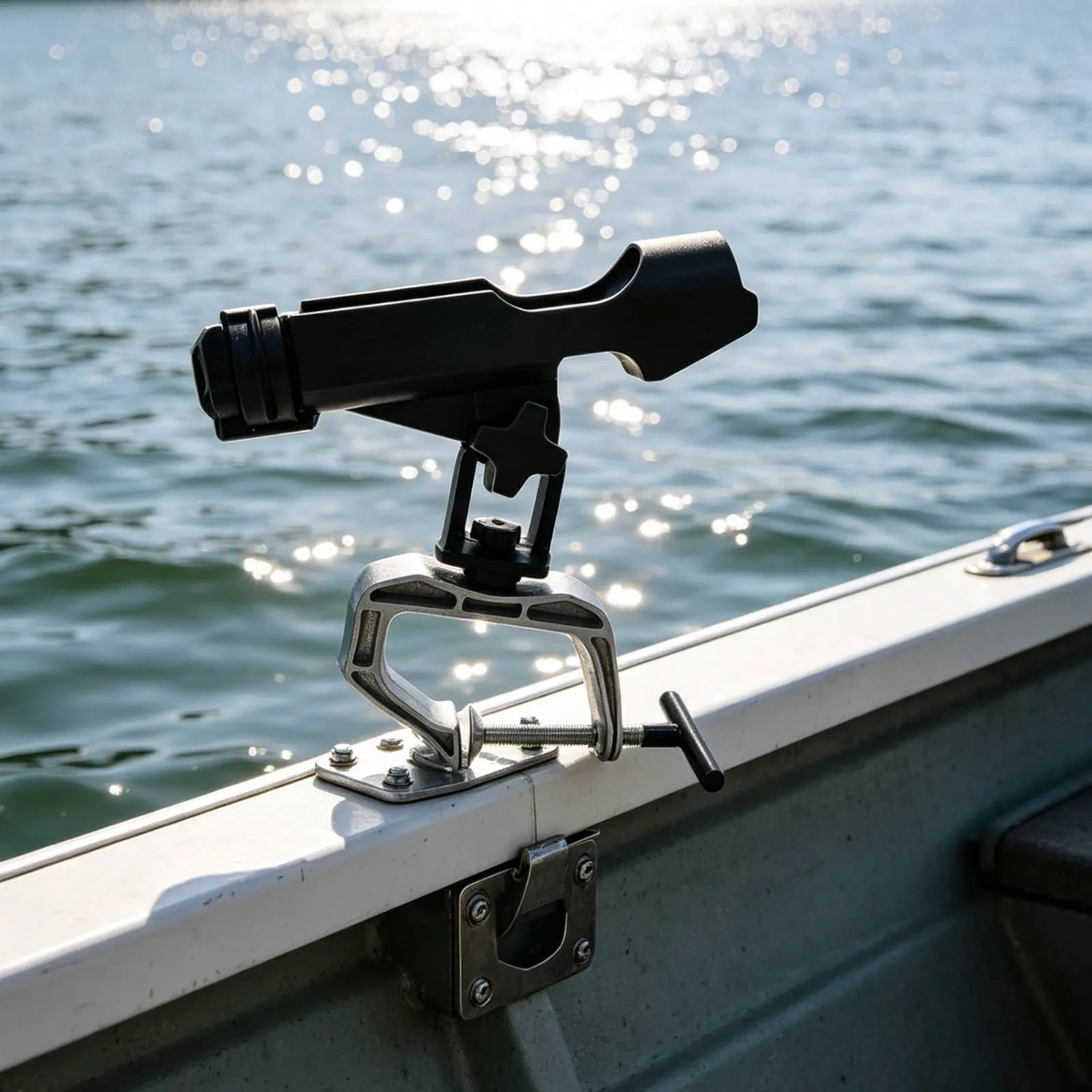 Adjustable Boat Rod Bracket Sturdy Duty Adjustable Boat Rod Holder Rotating Fishing Pole Mount Long-Lasting
Adjustable Boat Rod Bracket Sturdy Duty Adjustable Boat Rod Holder Rotating Fishing Pole Mount Long-Lasting