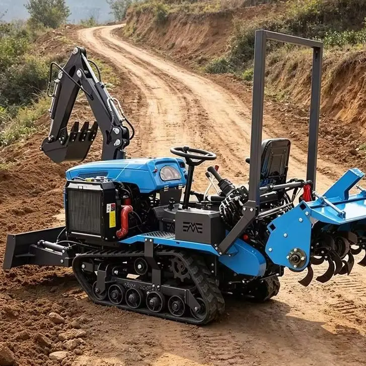 Customized Hot-selling Tracked Rotary Tractor, Compact Cultivator for Farmland Ploughing, Orchard Reclamation & Farming
Customized Hot-selling Tracked Rotary Tractor, Compact Cultivator for Farmland Ploughing, Orchard Reclamation & Farming