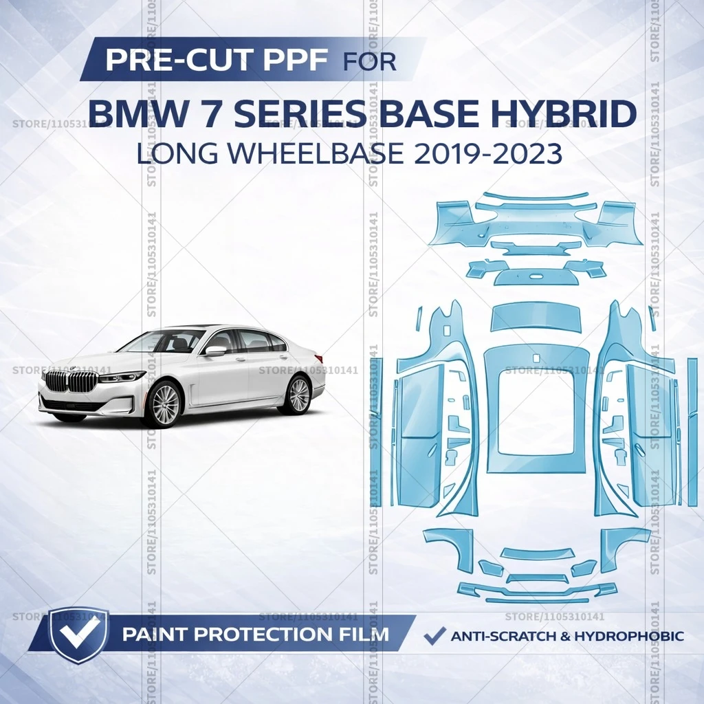 Предварительно нарезанная защитная пленка PPF, прозрачная пленка для бампера, прозрачная защитная пленка для автомобиля BMW 7 серии Base Hybrid Long Wheelbase 2019-2023
Предварительно нарезанная защитная пленка PPF, прозрачная пленка для бампера, прозрачная защитная пленка для автомобиля BMW 7 серии Base Hybrid Long Wheelbase 2019-2023