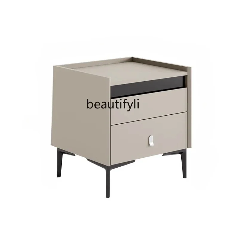 Simple and stylish storage bedroom versatile bedside table, light luxury R
Simple and stylish storage bedroom versatile bedside table, light luxury R