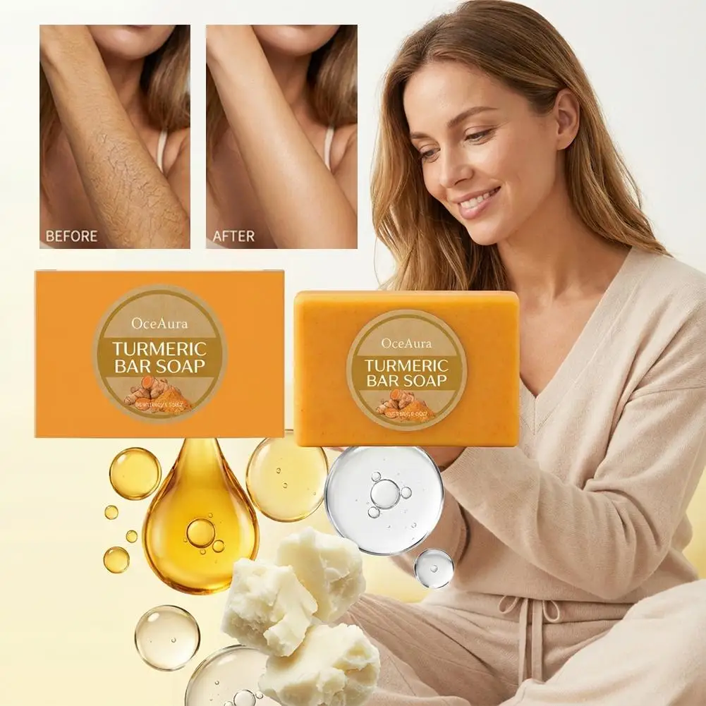 Natural Turmeric Bath Soap for Face, Body, Hands, Lightening, Cleaning, Even Skin Tone, Anti Dark Spots and Acne Body Skin Care
Natural Turmeric Bath Soap for Face, Body, Hands, Lightening, Cleaning, Even Skin Tone, Anti Dark Spots and Acne Body Skin Care