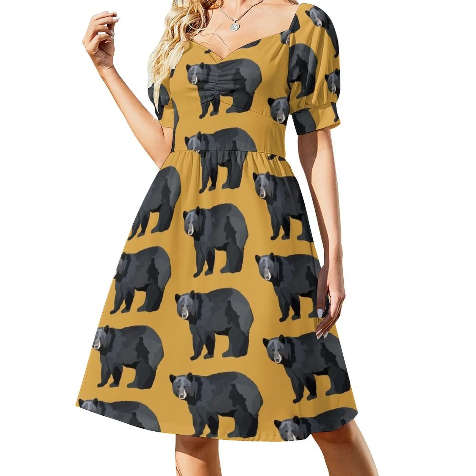 A is for American Black Bear Short Sleeved Dress women formal occasion dresses clothing women summer 2025 Dress
A is for American Black Bear Short Sleeved Dress women formal occasion dresses clothing women summer 2025 Dress