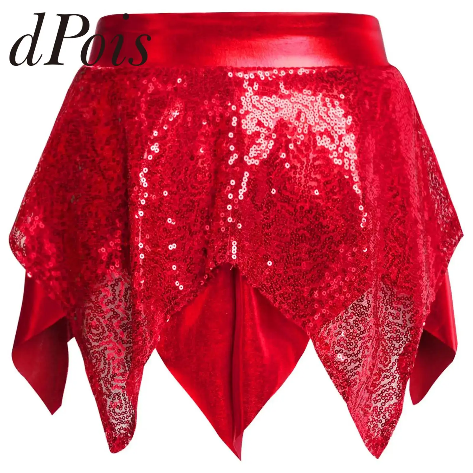 Kids Girls Mini Skirt Sparkly Sequins Metallic Rumba Tango Latin Jazz Dance Cha-cha Skirt Children's Stage Performance Costume
Kids Girls Mini Skirt Sparkly Sequins Metallic Rumba Tango Latin Jazz Dance Cha-cha Skirt Children's Stage Performance Costume