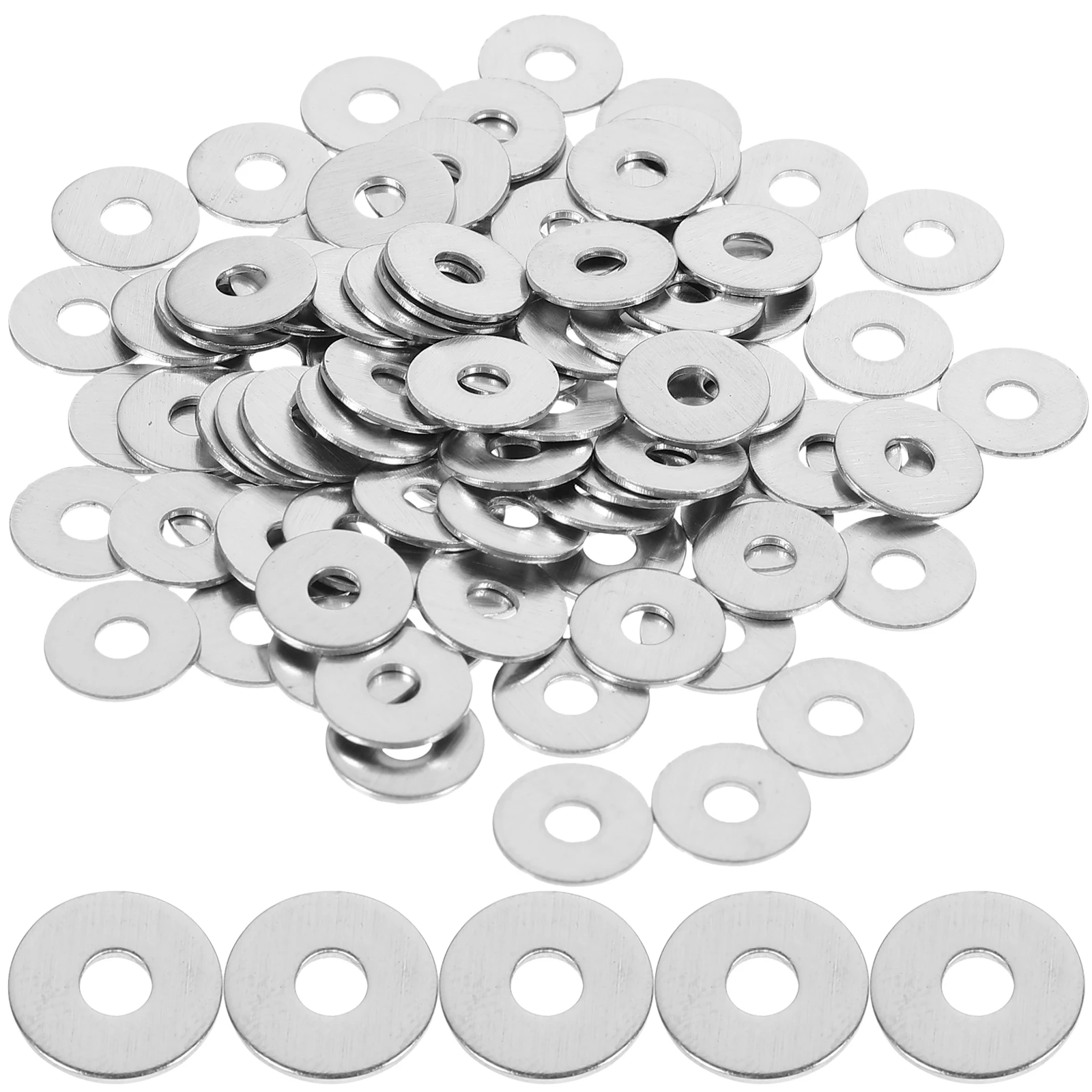 100 Pcs Stainless Steel Flat Washer Fixing Washers Hardware Apartment Bolt Metal Seal Setting
100 Pcs Stainless Steel Flat Washer Fixing Washers Hardware Apartment Bolt Metal Seal Setting