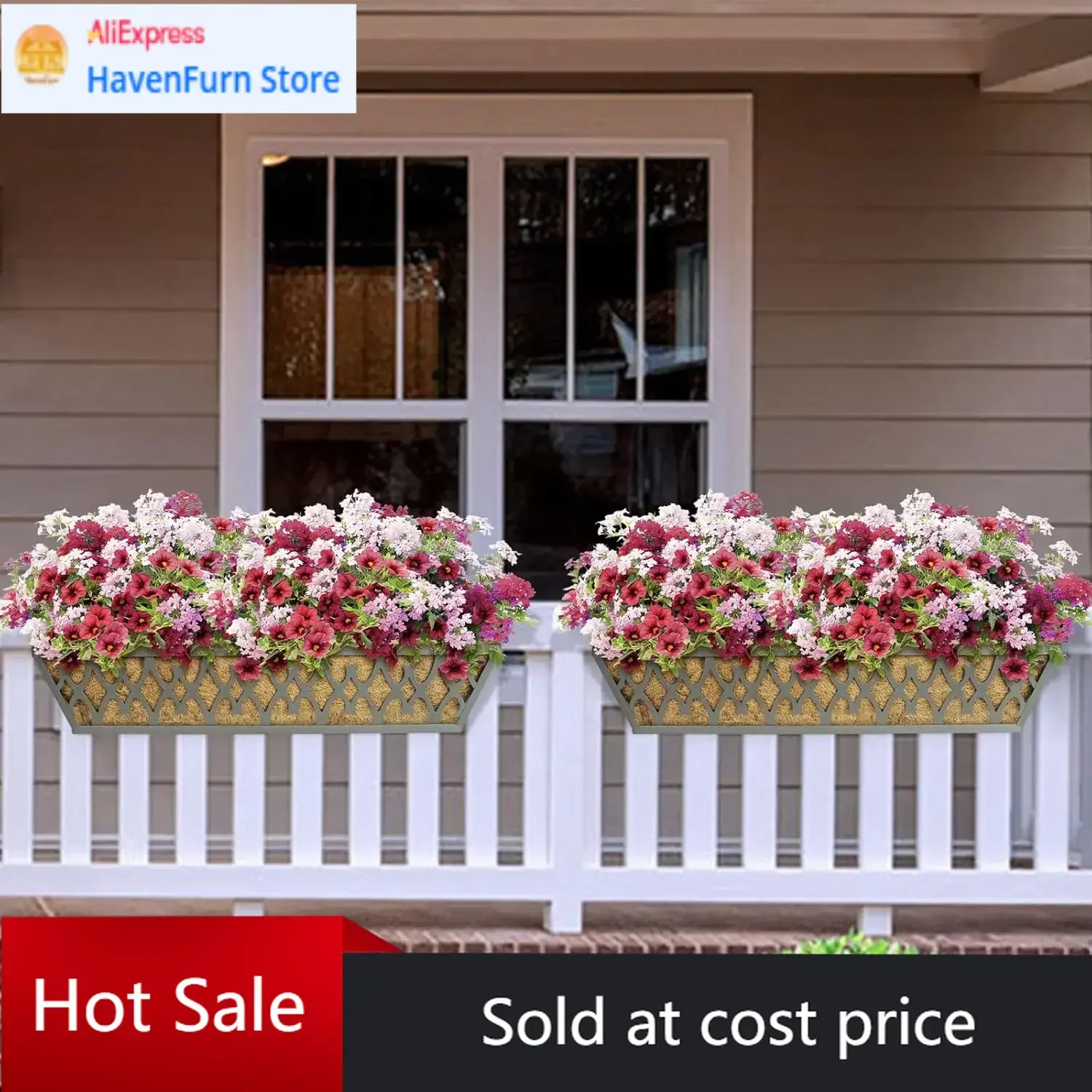 Activity priceLimited-time promotion6 Pack 30 Inch Window Boxes Planters Railing Planter Box with Adjustable Brackets for Porch
Activity priceLimited-time promotion6 Pack 30 Inch Window Boxes Planters Railing Planter Box with Adjustable Brackets for Porch