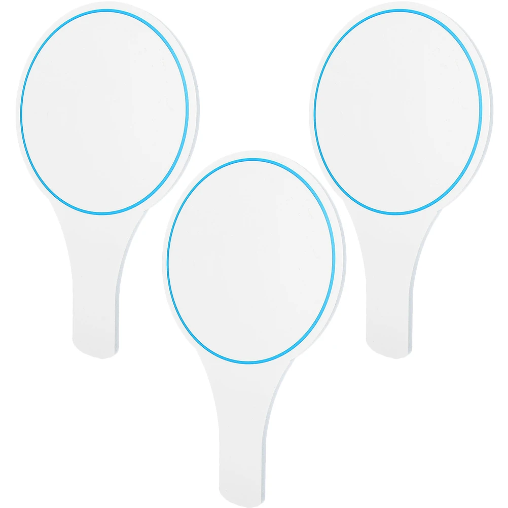 3Pcs Small Handheld Whiteboard Dry Erase Paddle Kids Blue Mini Whiteboards for Students Portable Chalk Board Score Keeping Group
3Pcs Small Handheld Whiteboard Dry Erase Paddle Kids Blue Mini Whiteboards for Students Portable Chalk Board Score Keeping Group