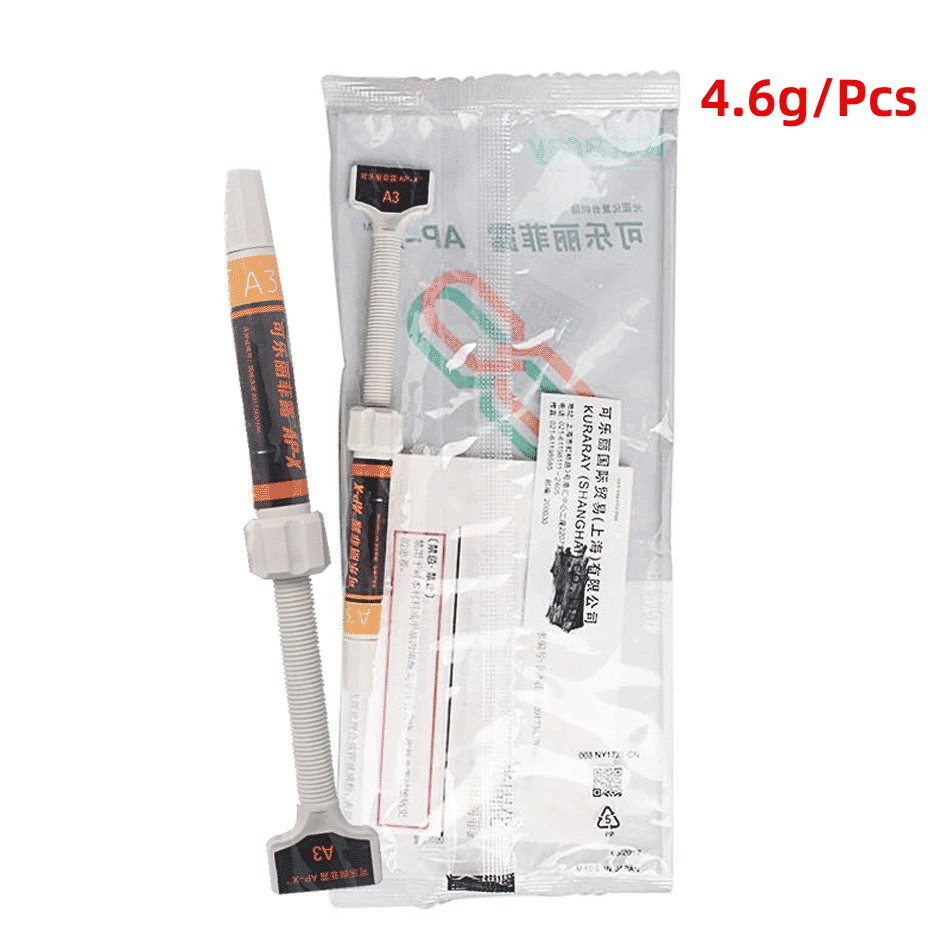 Dental resin photocuring composite material 2ml/Pcs oral cavity fill nursing repair Kuraray AP-X Tools
Dental resin photocuring composite material 2ml/Pcs oral cavity fill nursing repair Kuraray AP-X Tools