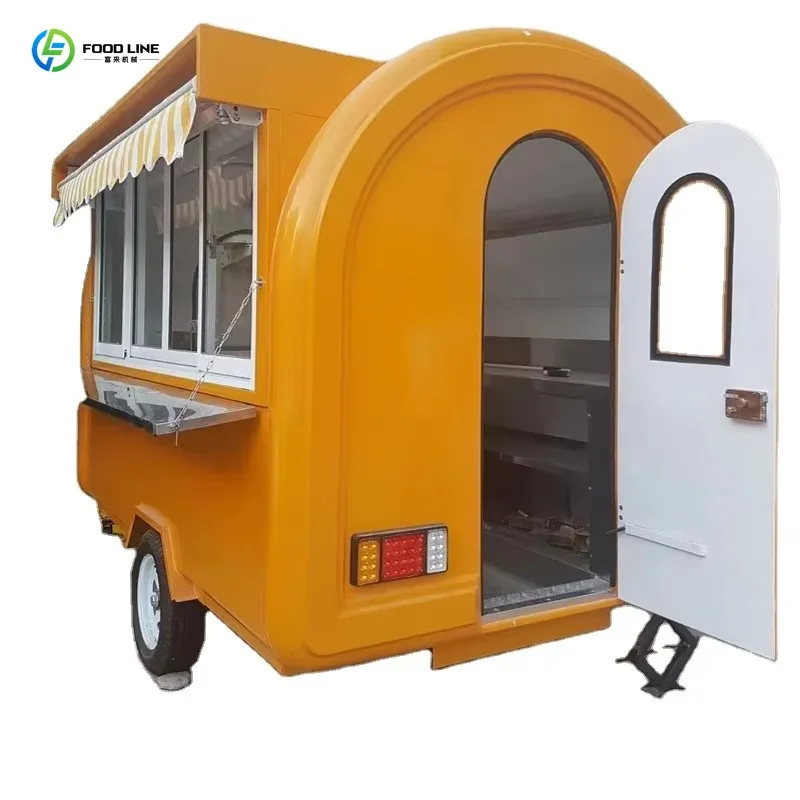 Customized Mobile Food Truck with Full Kitchen Concession Mini Portable Food Trailer Small Round Food Trailer with Sunshade
Customized Mobile Food Truck with Full Kitchen Concession Mini Portable Food Trailer Small Round Food Trailer with Sunshade