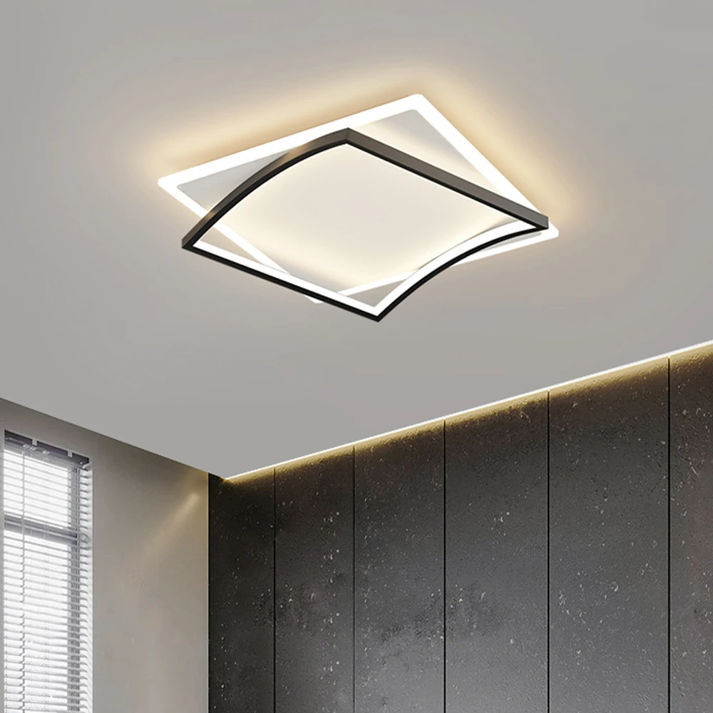 Modern LED Ceiling Light for Living Room Square Ceiling Chandelier with Remote Control Bedroom Lamp Home Decor LED Light Fixture
Modern LED Ceiling Light for Living Room Square Ceiling Chandelier with Remote Control Bedroom Lamp Home Decor LED Light Fixture