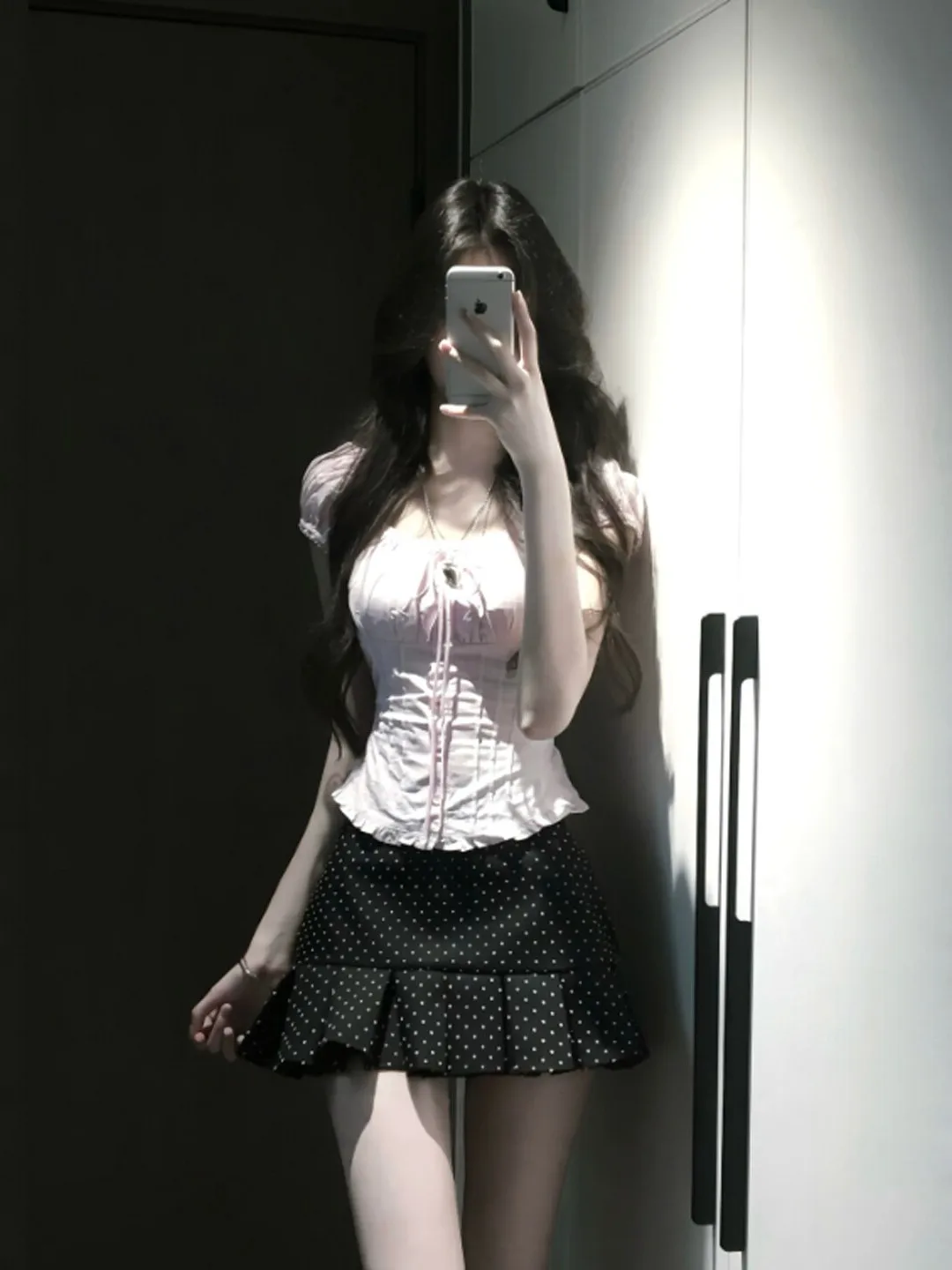 Sweet Shirt Polka Dot Half Skirt Two-Piece Set Anti-Aging Complete Set OOTD Summer 2026 Fashion Women's Comfortable Short Sle...
Sweet Shirt Polka Dot Half Skirt Two-Piece Set Anti-Aging Complete Set OOTD Summer 2026 Fashion Women's Comfortable Short Sle...