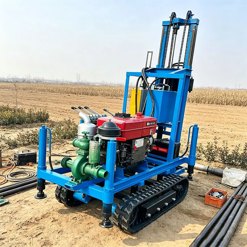 Customized Crawler Hydraulic 35HP Compact 150M Stable Drilling Low Fuel Consumption Water Well Drilling Rig
Customized Crawler Hydraulic 35HP Compact 150M Stable Drilling Low Fuel Consumption Water Well Drilling Rig