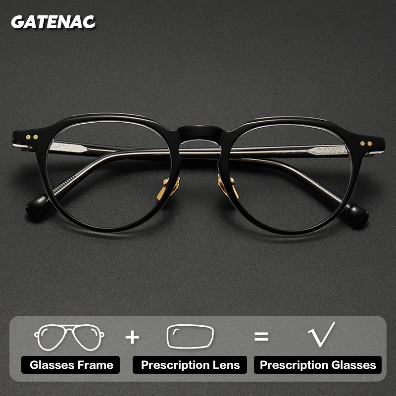 Gatenac Luxury Titanium Prescription Glasses Men 2026 New Photochromic Anti Blue Light Reading Glasses Women Progressive Eyewear
Gatenac Luxury Titanium Prescription Glasses Men 2026 New Photochromic Anti Blue Light Reading Glasses Women Progressive Eyewear
