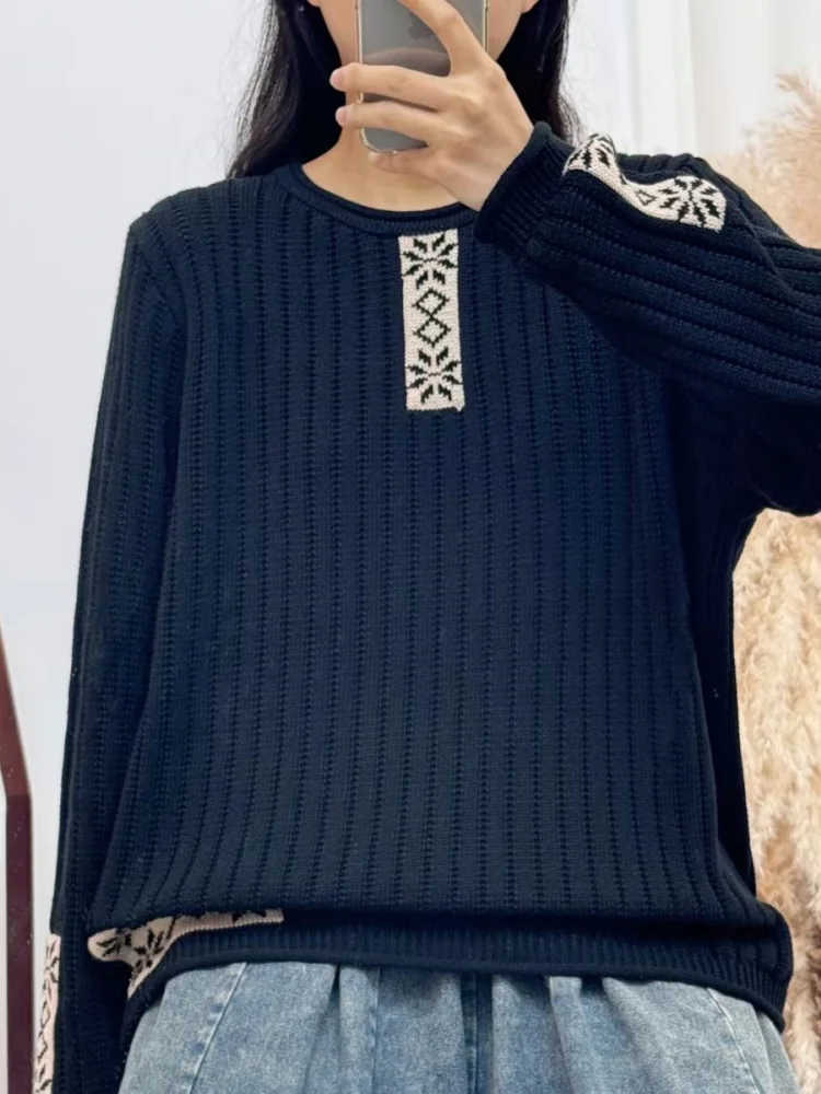 Autumn Winter round Ne Knitted Cotton Long Sve Warm Base irt Slimming Versatile Comfortable High-End Feel Faion Top
Autumn Winter round Ne Knitted Cotton Long Sve Warm Base irt Slimming Versatile Comfortable High-End Feel Faion Top