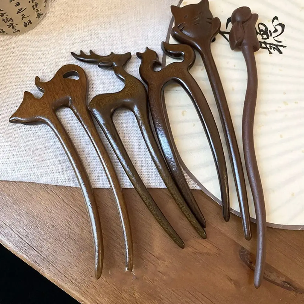 Ancient Style Wood Wooden Hair Stick Cat Deer Chinese Style Hairpin Animals Hair Sticks for Long Hair Hair Chopstick Girls
Ancient Style Wood Wooden Hair Stick Cat Deer Chinese Style Hairpin Animals Hair Sticks for Long Hair Hair Chopstick Girls