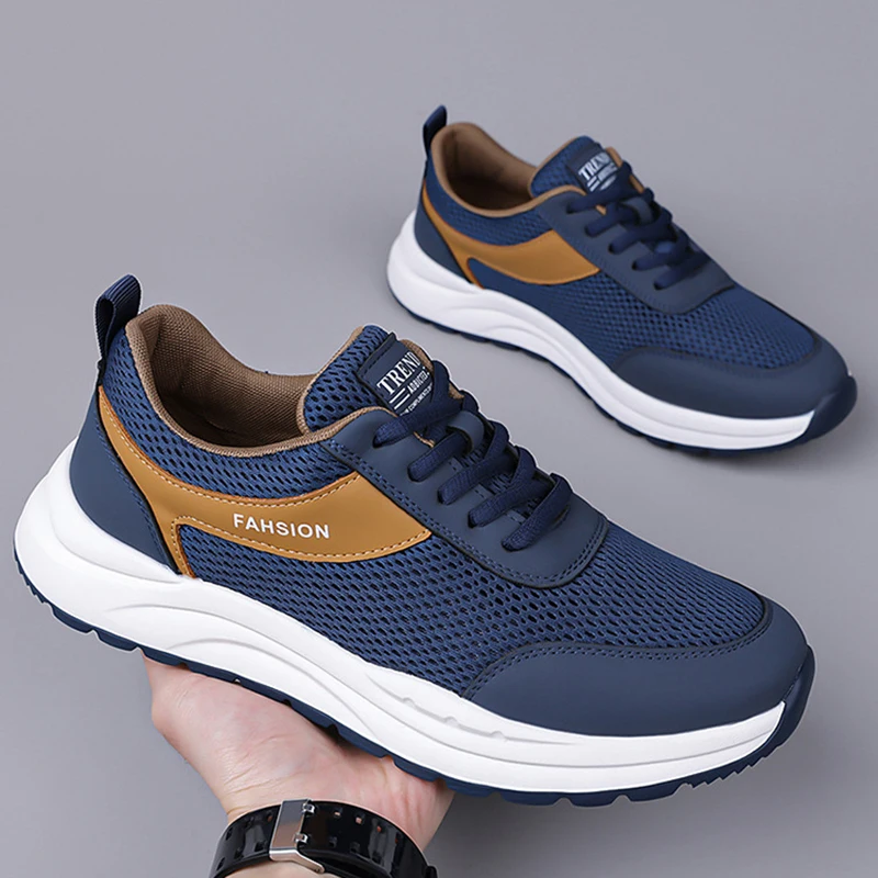 New Summer Men Casual Shoes Lightweight Lace-Up Flats Sneakers Men Luxury Breathable Mesh Walking Shoes Fashion Men Gym Footwear
New Summer Men Casual Shoes Lightweight Lace-Up Flats Sneakers Men Luxury Breathable Mesh Walking Shoes Fashion Men Gym Footwear