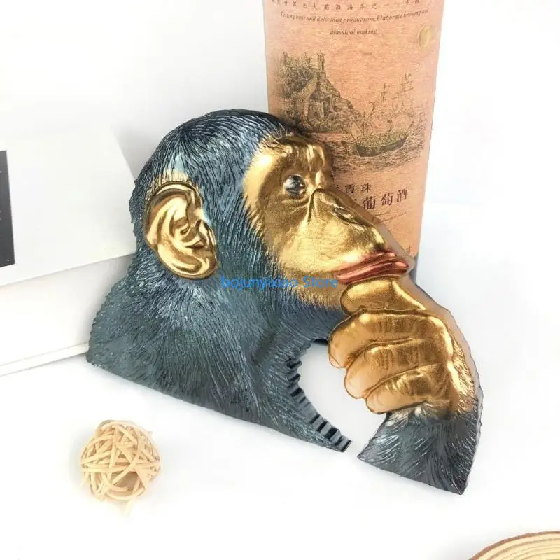 900B 3D Thinking Monkey Silicone Mold for DIY Handmade Plaster Soap Resin Moulds Creating Unique Decorations Gifts
900B 3D Thinking Monkey Silicone Mold for DIY Handmade Plaster Soap Resin Moulds Creating Unique Decorations Gifts