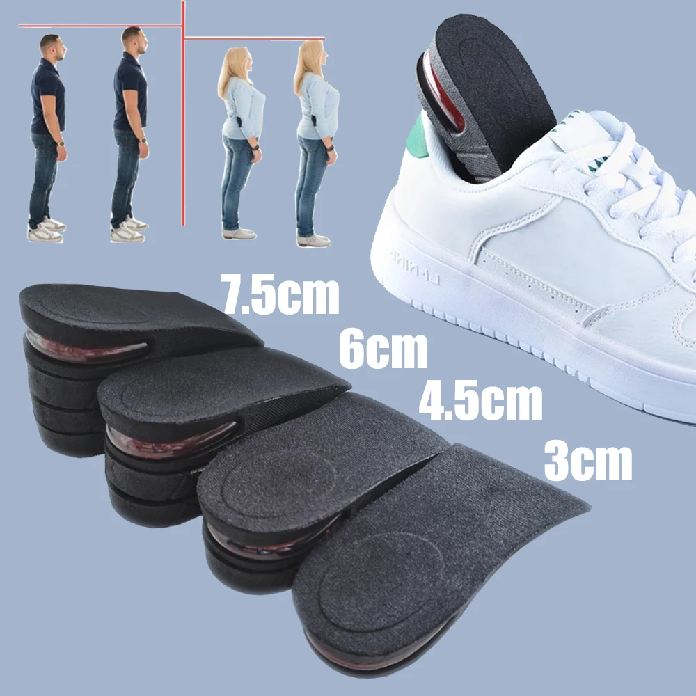 Elevating Insoles for Men and Women Comfortable Heel Shoe Lift Insert with Air Cushion Support Orthotic Foot Pad for Pain Relief
Elevating Insoles for Men and Women Comfortable Heel Shoe Lift Insert with Air Cushion Support Orthotic Foot Pad for Pain Relief