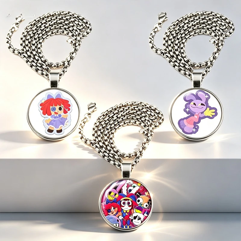 Amazing Digital Circus Women Men Necklace Anime Jewelry Charms Accessories Fashion Alloy Hanging Neck Chain Birthday Party Gift
Amazing Digital Circus Women Men Necklace Anime Jewelry Charms Accessories Fashion Alloy Hanging Neck Chain Birthday Party Gift