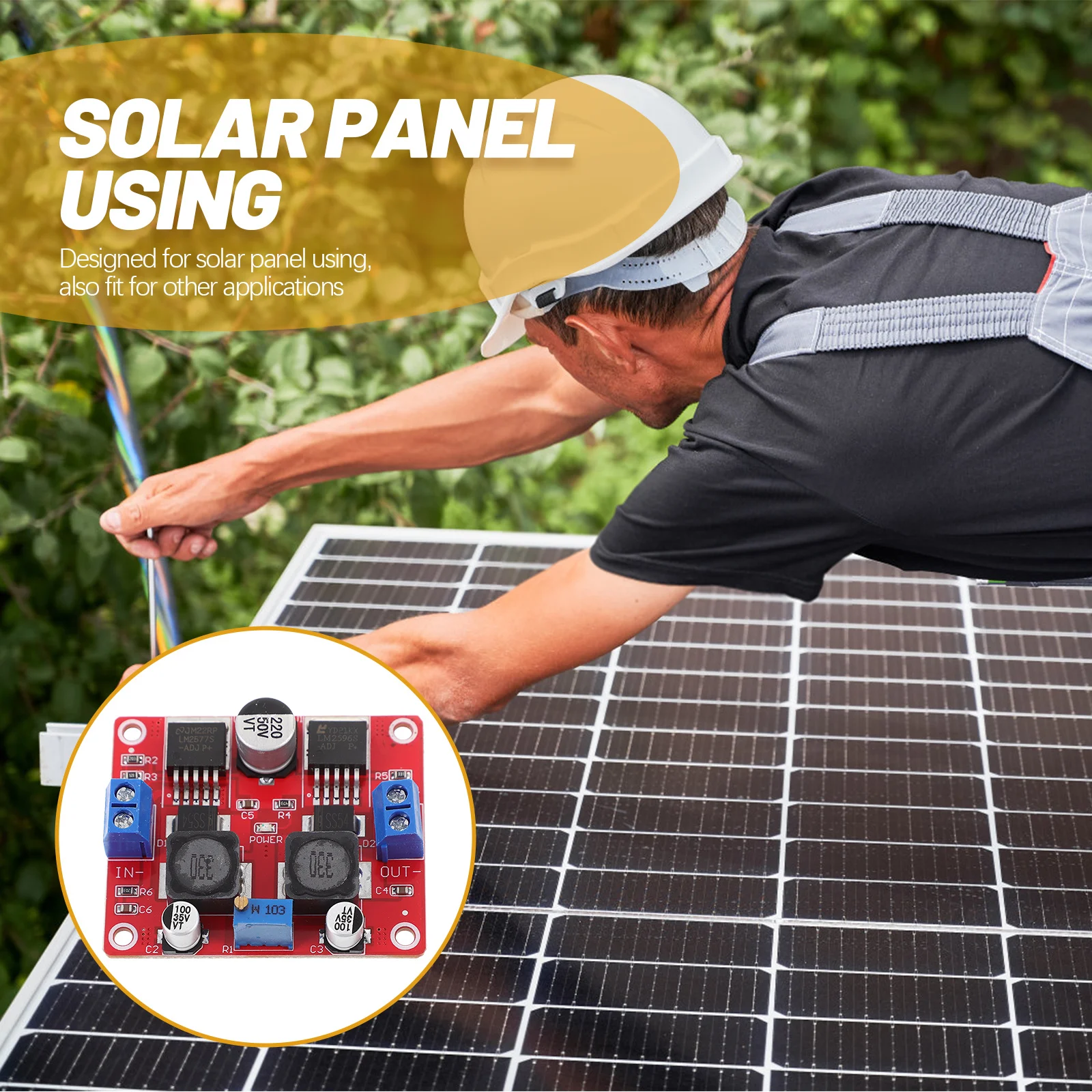 Dc Dc Booster Adjustable Voltage Module 52x38x15mm Solar Panel Use Step Up Down Converter Lm2577s Step Up Module
Dc Dc Booster Adjustable Voltage Module 52x38x15mm Solar Panel Use Step Up Down Converter Lm2577s Step Up Module