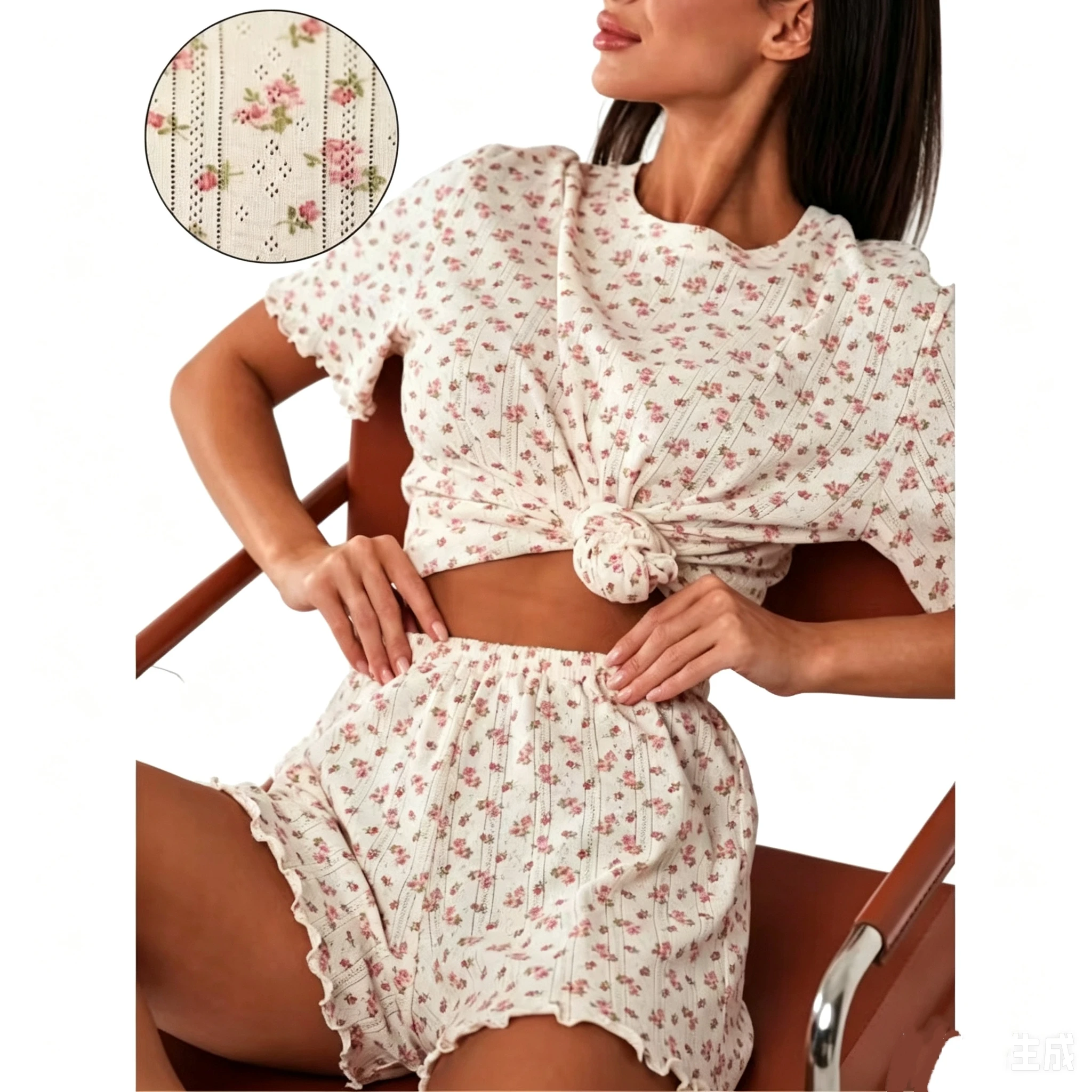 Summer Women's American-Style Clothing: Short-Sleeve Tops, Shorts, Plus-Size Pajamas, Loungewear, And Milk-Print Casual Sets
Summer Women's American-Style Clothing: Short-Sleeve Tops, Shorts, Plus-Size Pajamas, Loungewear, And Milk-Print Casual Sets