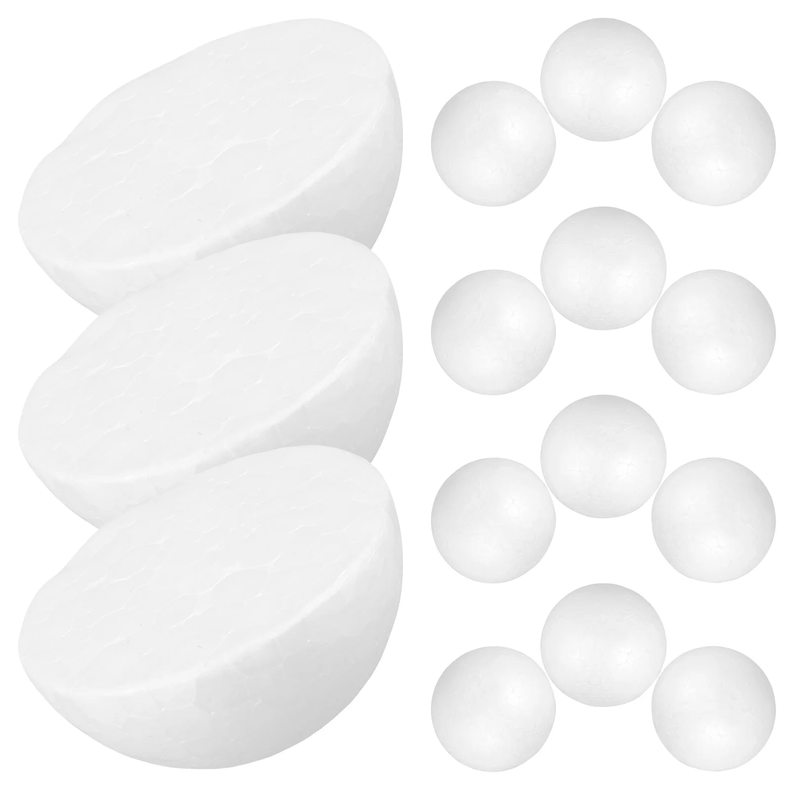 30 pcs Foam Half Ball 3Cm White Craft Ornament For Diy Painting Flower Arrangement Christmas Decor Art Project Supplies
30 pcs Foam Half Ball 3Cm White Craft Ornament For Diy Painting Flower Arrangement Christmas Decor Art Project Supplies