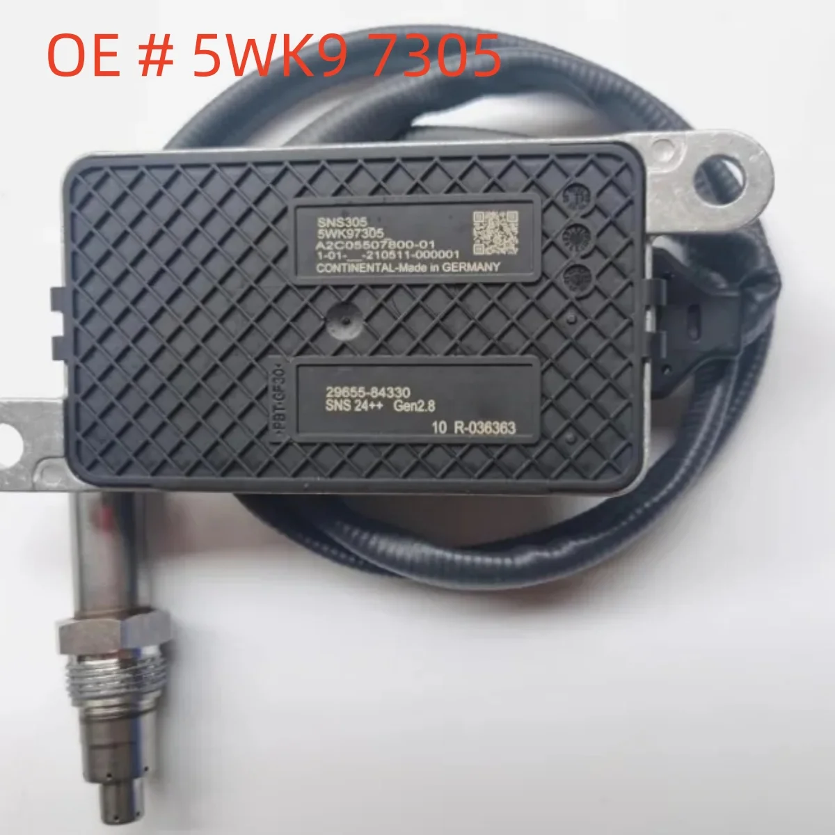 High quality Brand New 24V 29655-84330 5WK97305 Nitrogen Oxygen Sensor for Hyundai
High quality Brand New 24V 29655-84330 5WK97305 Nitrogen Oxygen Sensor for Hyundai