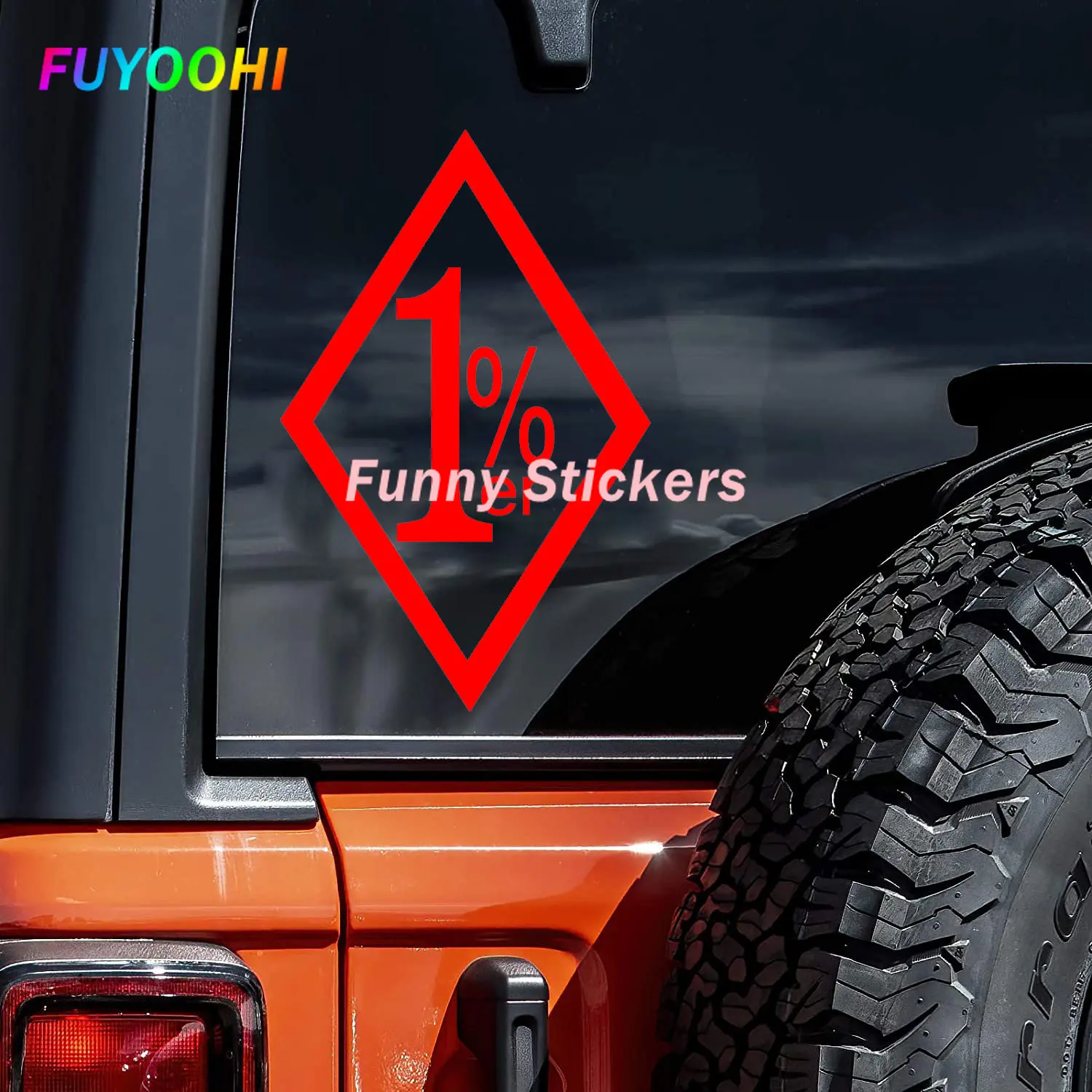 FUYOOHI Funny Stickers 1%ER One Percent Outlaw Biker Vinyl Decal Car-styling Motorcycle Helmet Trunk Window Bumper Accessories
FUYOOHI Funny Stickers 1%ER One Percent Outlaw Biker Vinyl Decal Car-styling Motorcycle Helmet Trunk Window Bumper Accessories