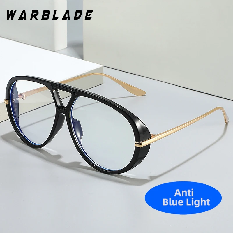 Luxury Punk Trend Pilot Double Bridge Anti-Blue Light Women Men Glasses Computer Games Reading Optical Eyeglasses Lentes Unisex
Luxury Punk Trend Pilot Double Bridge Anti-Blue Light Women Men Glasses Computer Games Reading Optical Eyeglasses Lentes Unisex