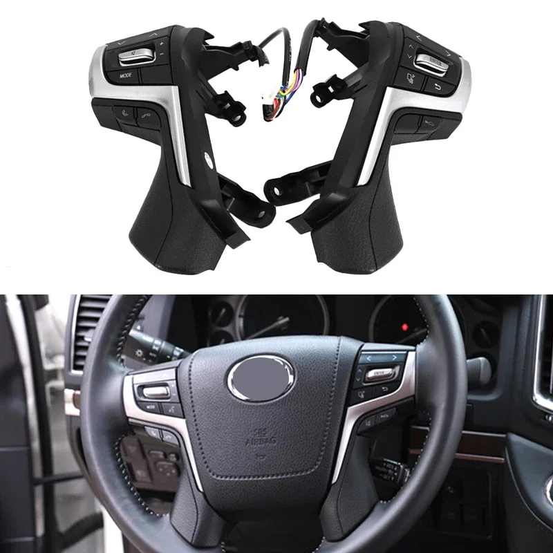 For Toyota Land Cruiser 200 FJ200 LC200 2016 2017 Multi-Function Car Steering Wheel Audio Control Switch/Button Accessories 2pcs
For Toyota Land Cruiser 200 FJ200 LC200 2016 2017 Multi-Function Car Steering Wheel Audio Control Switch/Button Accessories 2pcs