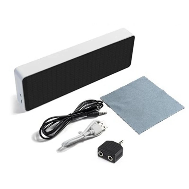 Color LED Music Spectrum Electronic Clock Sound Control Rhythm Light 1624 RGB Pickup Atmosphere Level Indicator, White Durable
Color LED Music Spectrum Electronic Clock Sound Control Rhythm Light 1624 RGB Pickup Atmosphere Level Indicator, White Durable