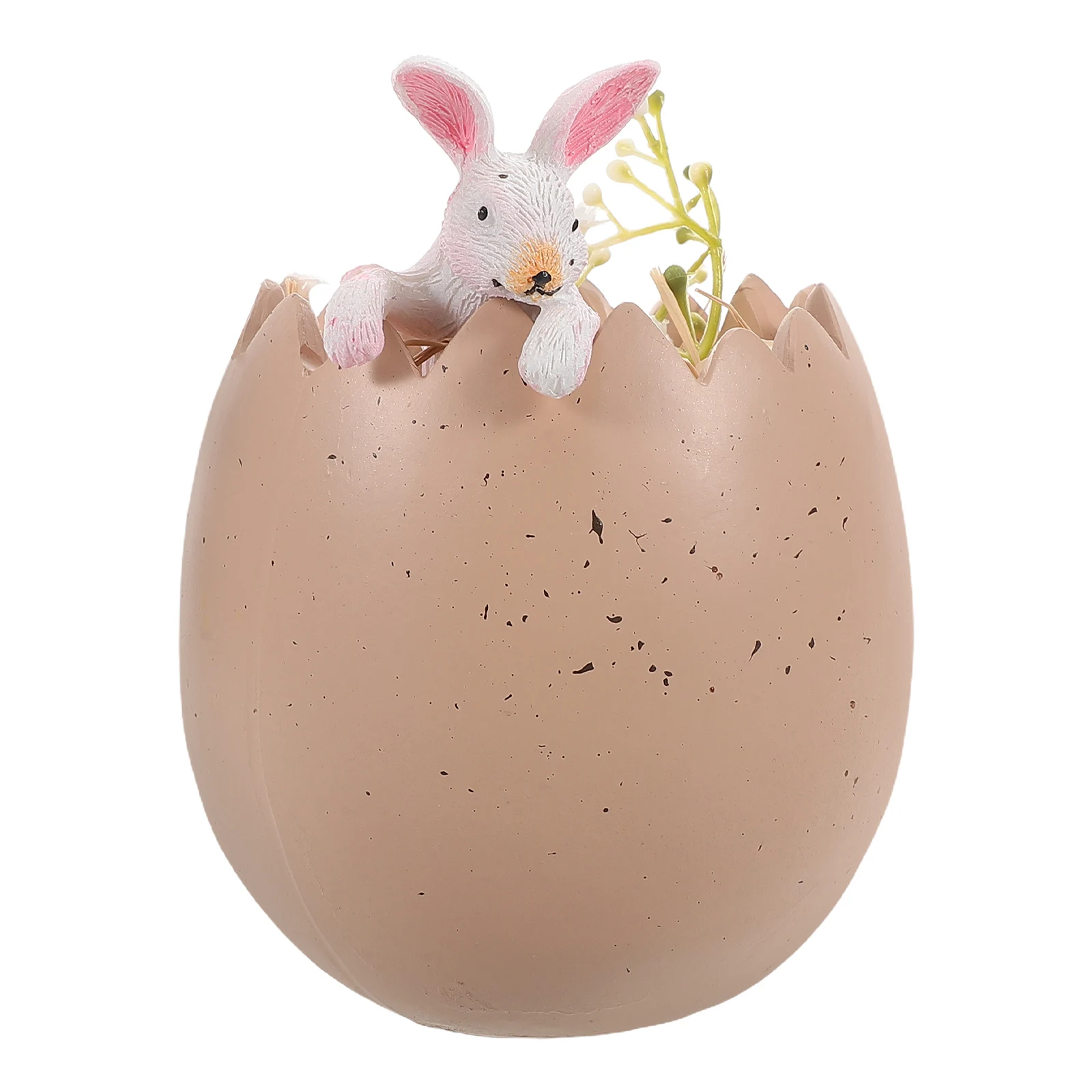 Adorable Cracked Eggshell Bunny Resin Decor Festive Easter Rabbit Statue for Mantel Shelf Desktop Spring Home Decoration
Adorable Cracked Eggshell Bunny Resin Decor Festive Easter Rabbit Statue for Mantel Shelf Desktop Spring Home Decoration