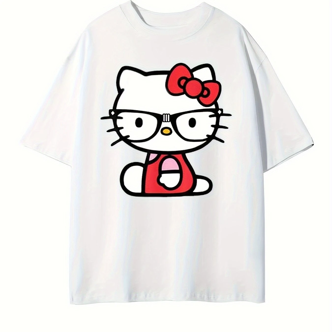 Hello Kitty Graphic Printing Summer Autumn Winter Cotton Men's and Women's T-Shirts Short Sleeves Luxury Outdoor Sports Brand
Hello Kitty Graphic Printing Summer Autumn Winter Cotton Men's and Women's T-Shirts Short Sleeves Luxury Outdoor Sports Brand