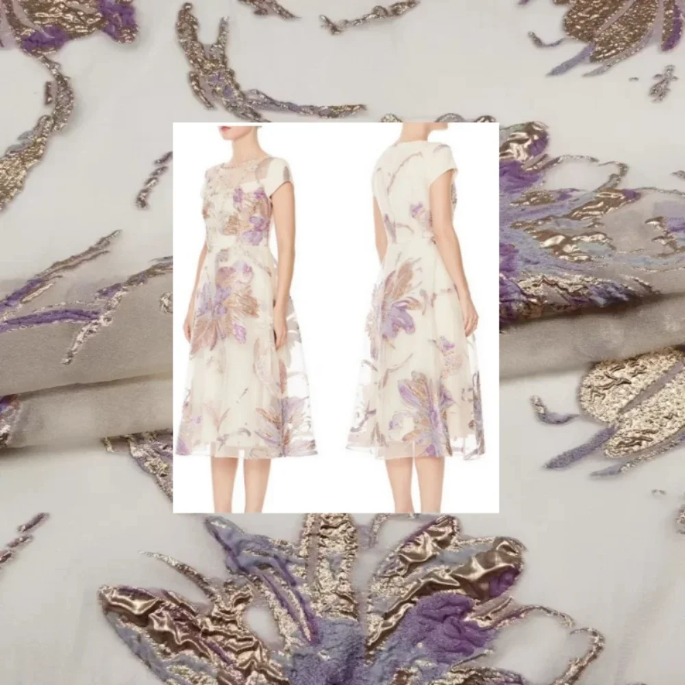 Matal WireTransparent Thin Jacquard Fabric Spring Summer Dress Cloth Apparel diy Sewing Fabrics Polyester Material By the Meter
Matal WireTransparent Thin Jacquard Fabric Spring Summer Dress Cloth Apparel diy Sewing Fabrics Polyester Material By the Meter